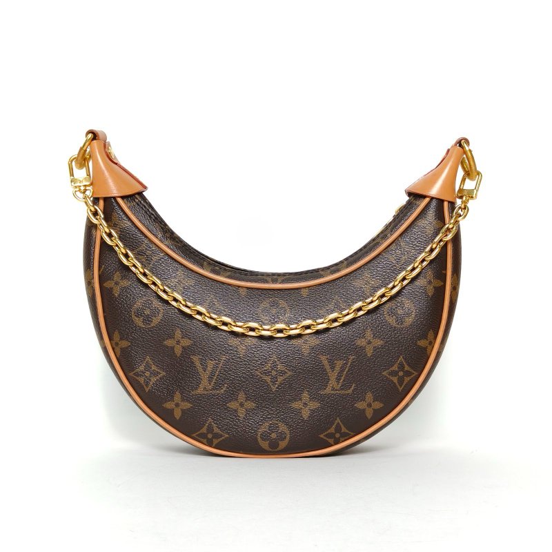 LOUIS VUITTON Loop豌豆包老花PVC金扣晶片肩背包-2