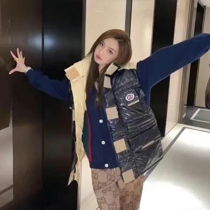 💎Han's house精品服飾💎GUCCI 羽絨 外套 背心 雙面穿原價 90000-6