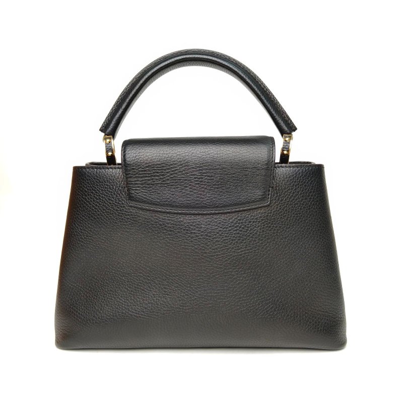 LOUIS VUITTON Capucines小號31.5黑色牛皮金扣2017肩背包-2