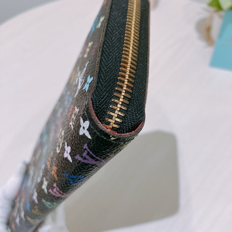 Louis Vuitton 路易威登彩色迷你花紋拉鍊長銀包M93754 Portefeuille Insolite Wallet Monogram Multicolor X GHW-7