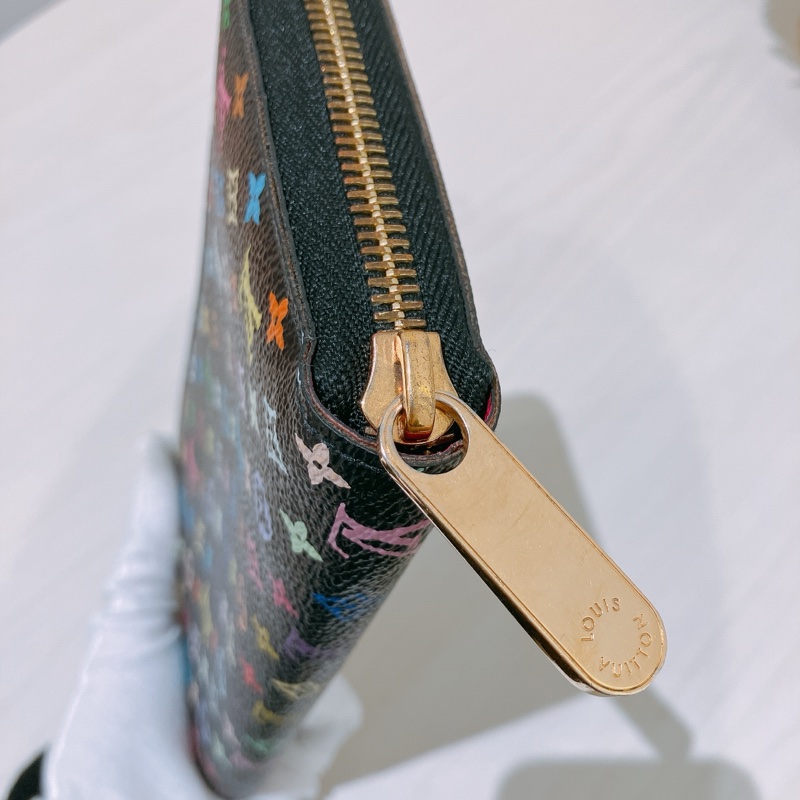 Louis Vuitton 路易威登彩色迷你花紋拉鍊長銀包M93754 Portefeuille Insolite Wallet Monogram Multicolor X GHW-18