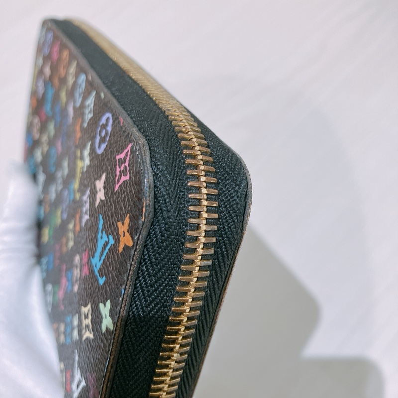 Louis Vuitton 路易威登彩色迷你花紋拉鍊長銀包M93754 Portefeuille Insolite Wallet Monogram Multicolor X GHW-19