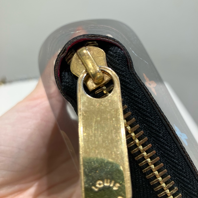 Louis Vuitton 路易威登彩色迷你花紋拉鍊長銀包M93754 Portefeuille Insolite Wallet Monogram Multicolor X GHW-26