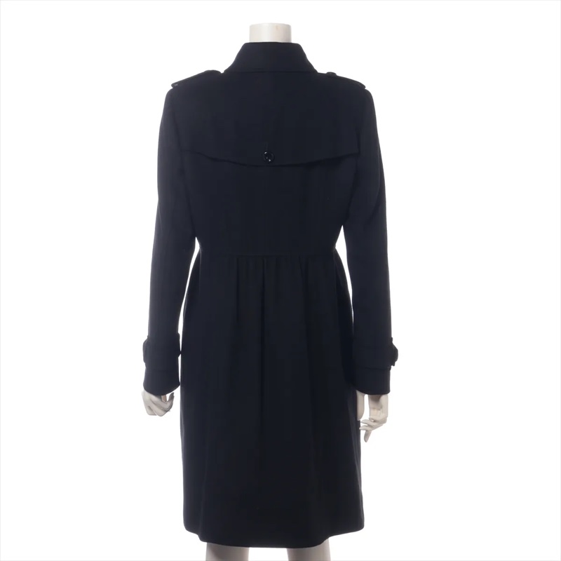 【日本限定藍標】 Burberry 限定款 貴婦千金版型 毛呢大衣 專櫃13萬！-1