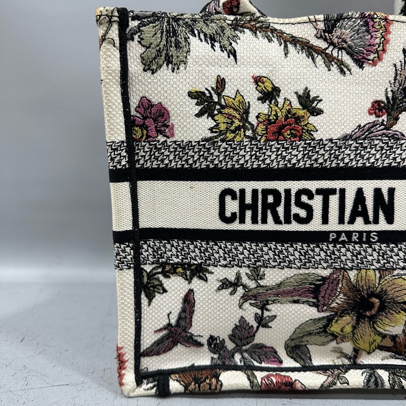 Dior M1265 刺繡花園手提托特包 送原廠絲巾*2-1