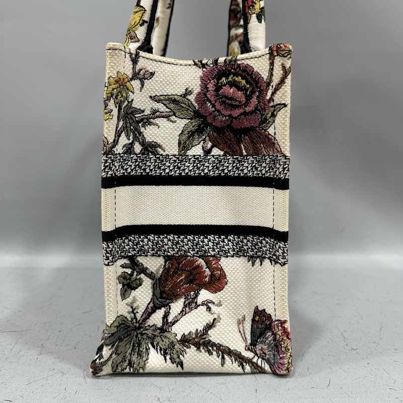 Dior M1265 刺繡花園手提托特包 送原廠絲巾*2-4