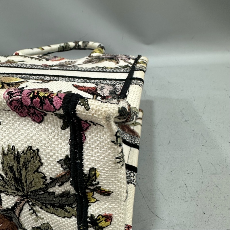 Dior M1265 刺繡花園手提托特包 送原廠絲巾*2-12