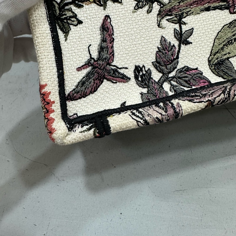 Dior M1265 刺繡花園手提托特包 送原廠絲巾*2-15
