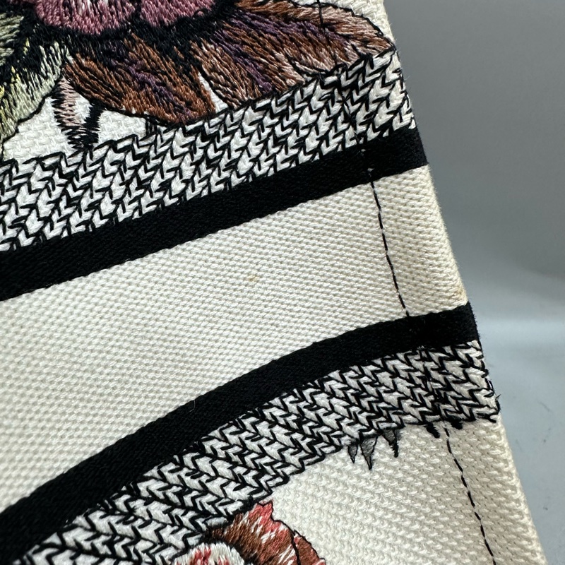 Dior M1265 刺繡花園手提托特包 送原廠絲巾*2-16