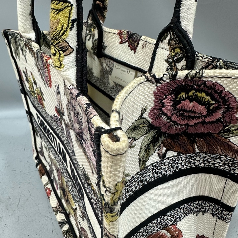Dior M1265 刺繡花園手提托特包 送原廠絲巾*2-20