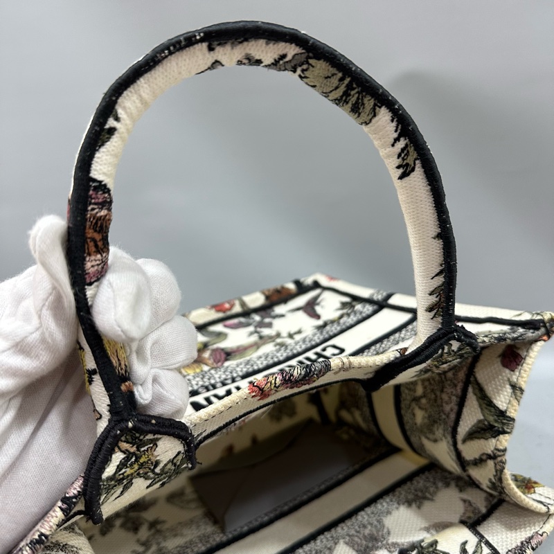 Dior M1265 刺繡花園手提托特包 送原廠絲巾*2-24