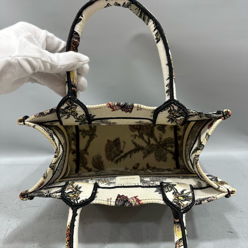 Dior M1265 刺繡花園手提托特包 送原廠絲巾*2-32