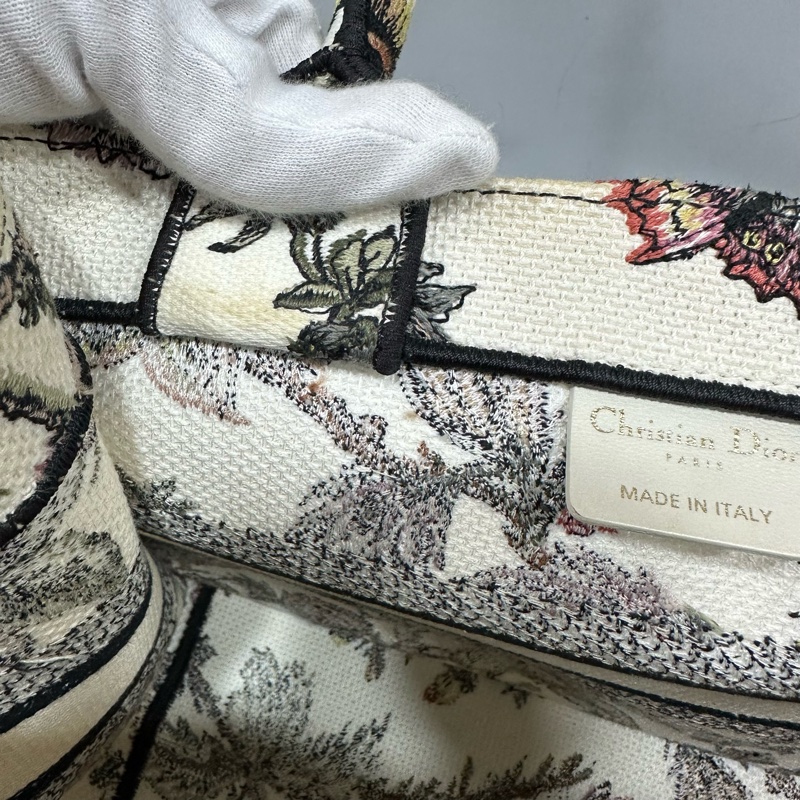 Dior M1265 刺繡花園手提托特包 送原廠絲巾*2-36