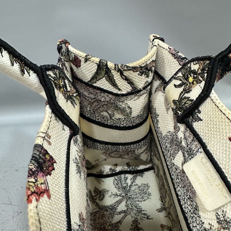 Dior M1265 刺繡花園手提托特包 送原廠絲巾*2-40