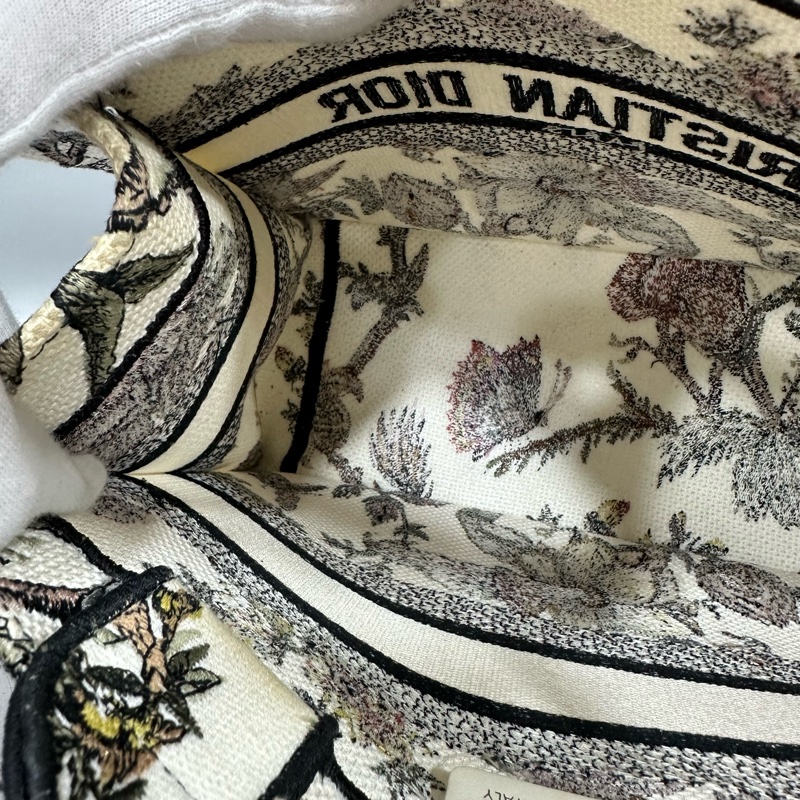Dior M1265 刺繡花園手提托特包 送原廠絲巾*2-42