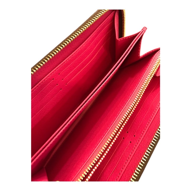 LV情人節限定款字紋ㄇ 型長夾-7