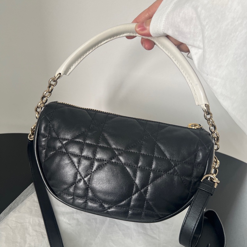 ✨Dior vibe hobo羊皮小號 專櫃十萬 單肩斜背手提都好酷🖤-7