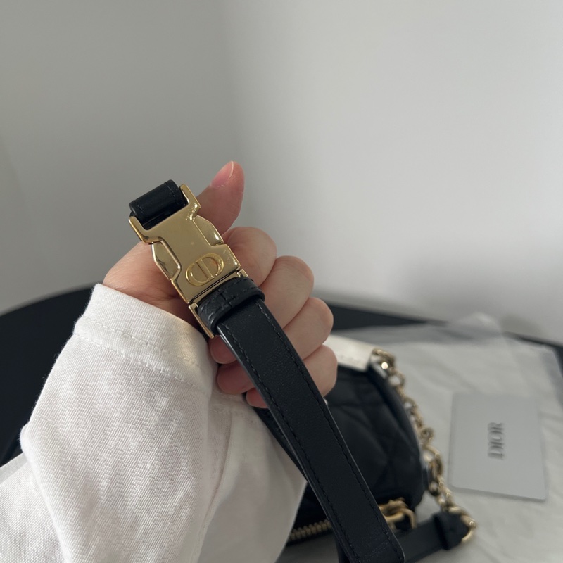✨Dior vibe hobo羊皮小號 專櫃十萬 單肩斜背手提都好酷🖤-8