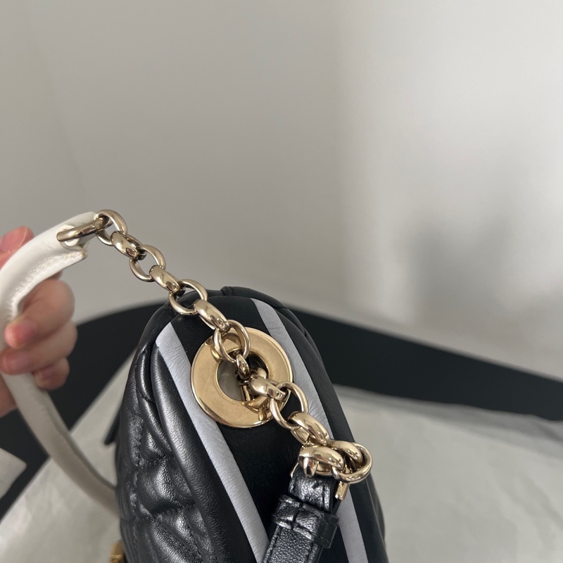 ✨Dior vibe hobo羊皮小號 專櫃十萬 單肩斜背手提都好酷🖤-12