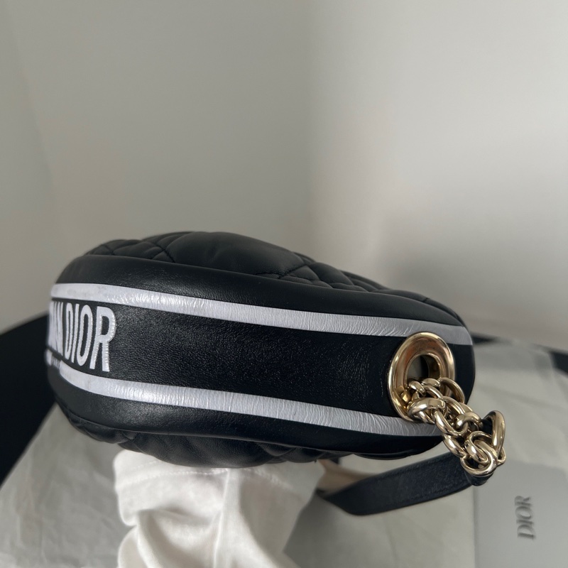 ✨Dior vibe hobo羊皮小號 專櫃十萬 單肩斜背手提都好酷🖤-14