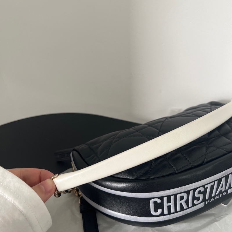 ✨Dior vibe hobo羊皮小號 專櫃十萬 單肩斜背手提都好酷🖤-17