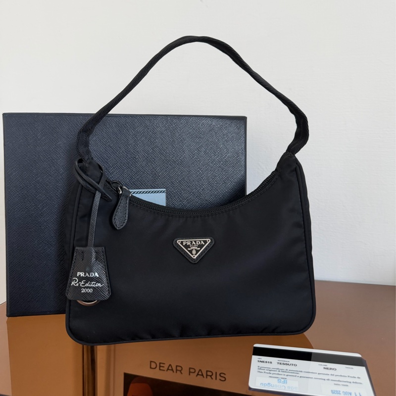 #附盒子保卡 Prada 2000 hobo-3