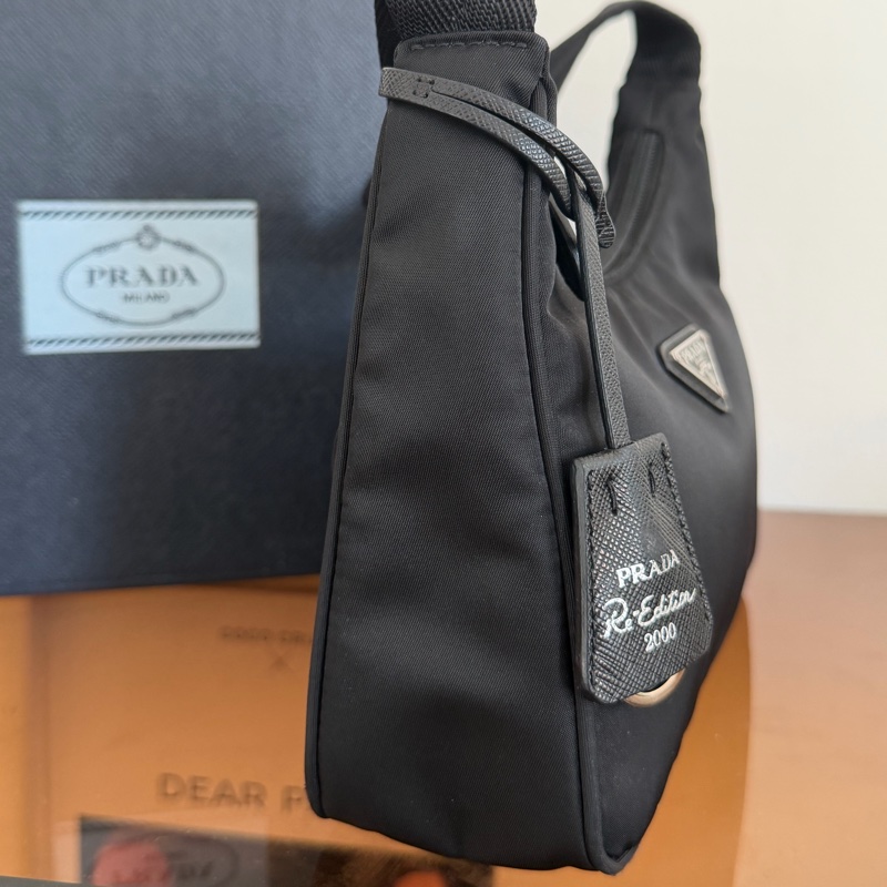 #附盒子保卡 Prada 2000 hobo-6
