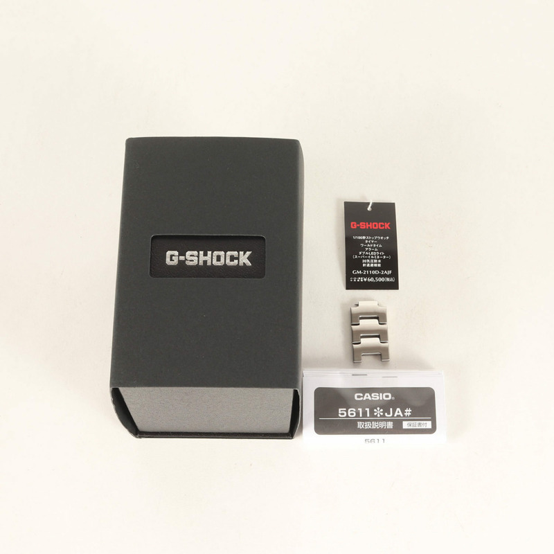 卡西歐 G-SHOCK GM-2110D-2AJF 金屬錶殼腕錶，銀色錶殼搭配淺藍色錶盤，男士款-5