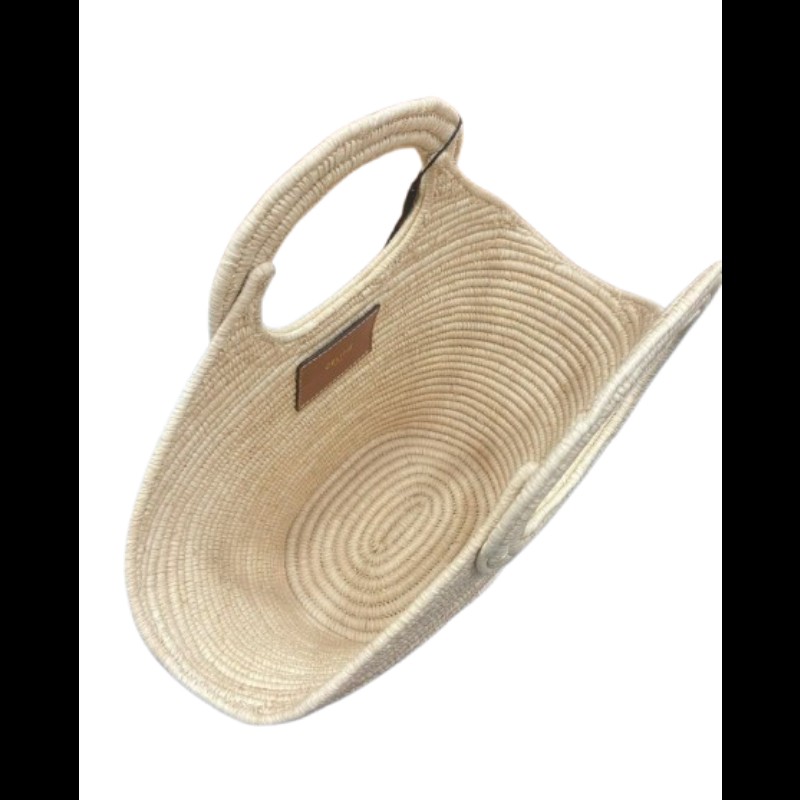 Celine 賽琳 編織提籃包 托特包 自然色-2