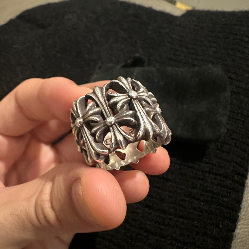 克羅心 chrome hearts 圓墓 墓葬 戒指 有購證-6