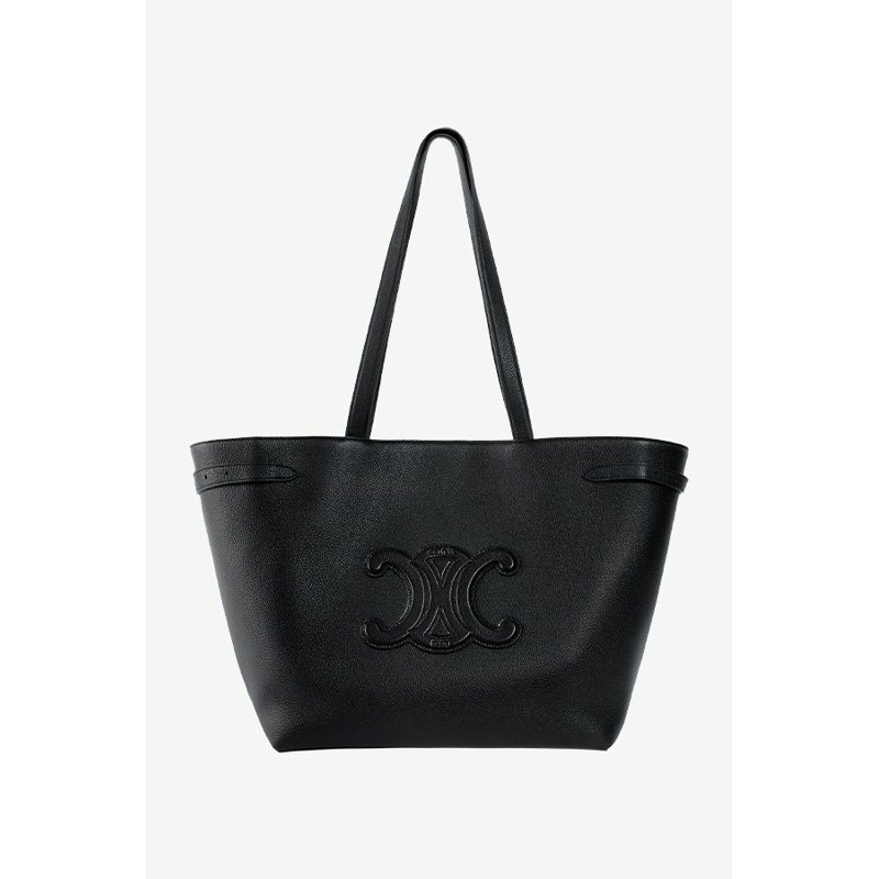 CELINE 中號 Trionf 粒面小牛皮 Anais Cabas 包 116853ENY 38NO 1373-0