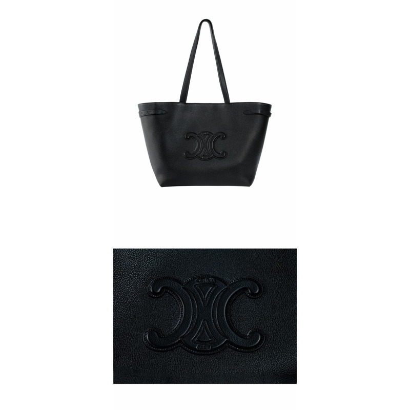 CELINE 中號 Trionf 粒面小牛皮 Anais Cabas 包 116853ENY 38NO 1373-3