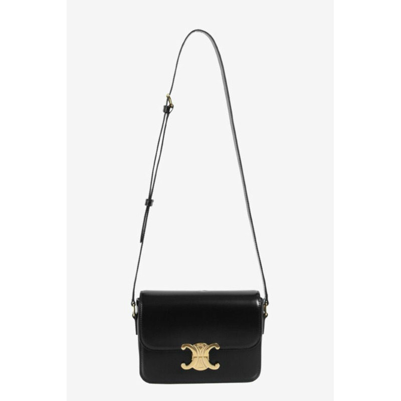 CELINE 亮面小牛皮 Teen Trionf 包 188423BF4 38NO 1608-5