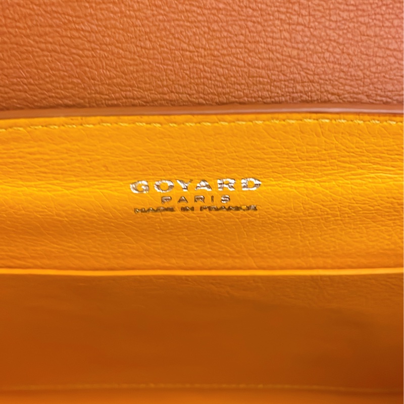 近新附鑒定報告✨ GOYARD SAIGON 西貢包木質手把手提斜背包金剛色(棕）-9