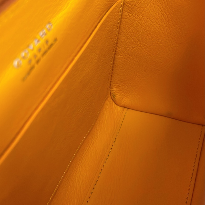 近新附鑒定報告✨ GOYARD SAIGON 西貢包木質手把手提斜背包金剛色(棕）-10