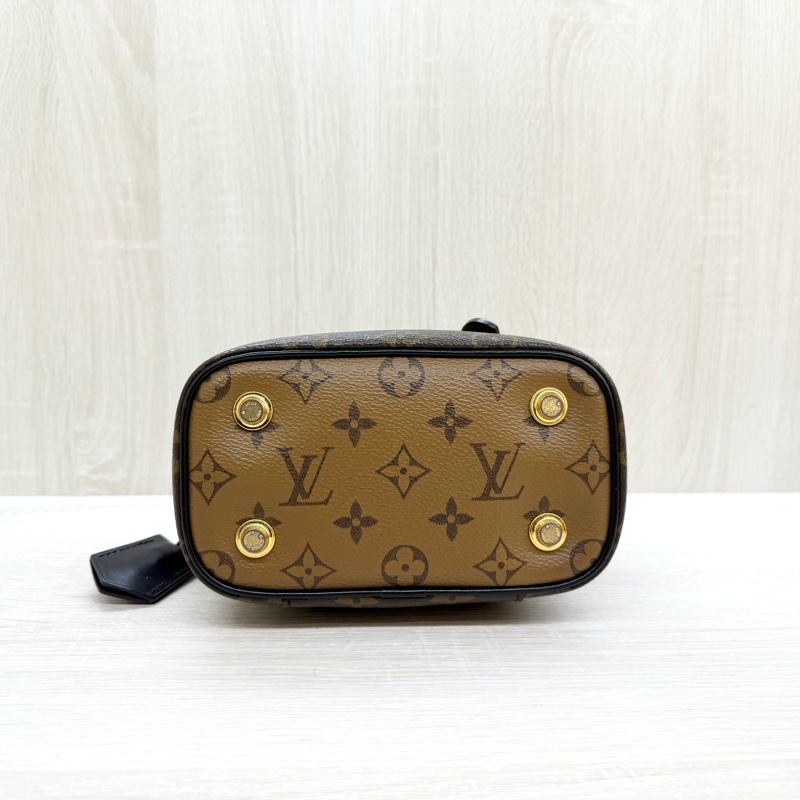 LV雙色原花Vanity PM手提側背化妝箱包/M45165-4