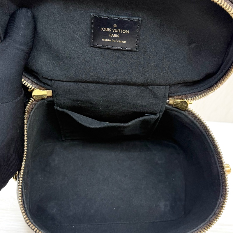 LV雙色原花Vanity PM手提側背化妝箱包/M45165-13