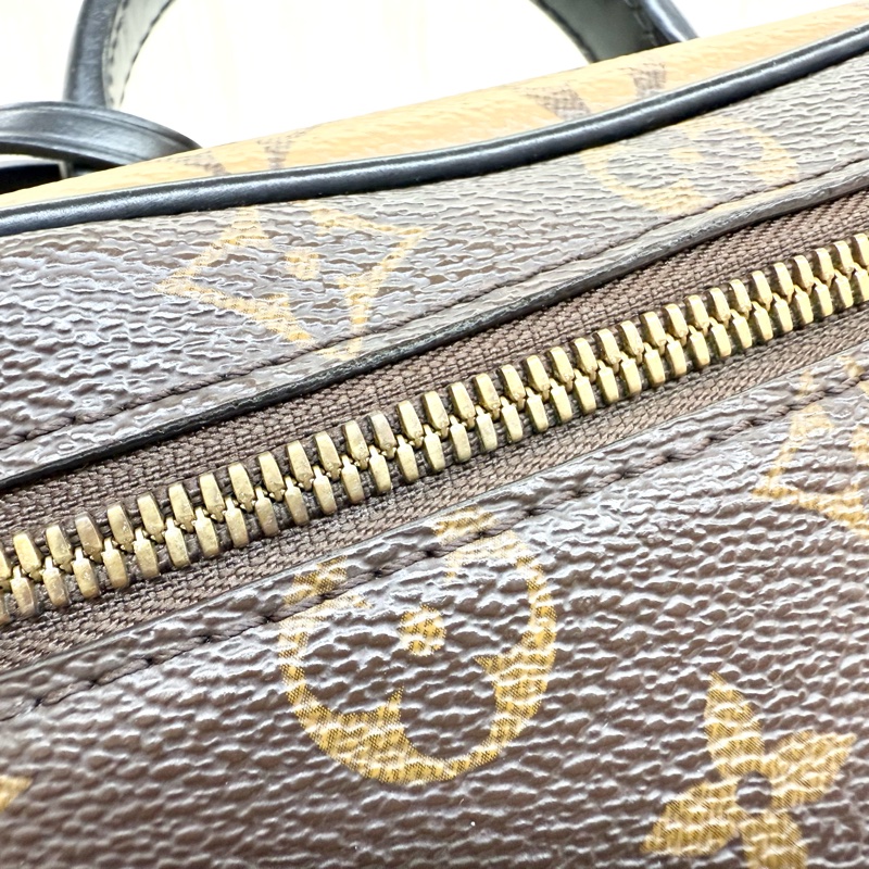 LV雙色原花Vanity PM手提側背化妝箱包/M45165-14