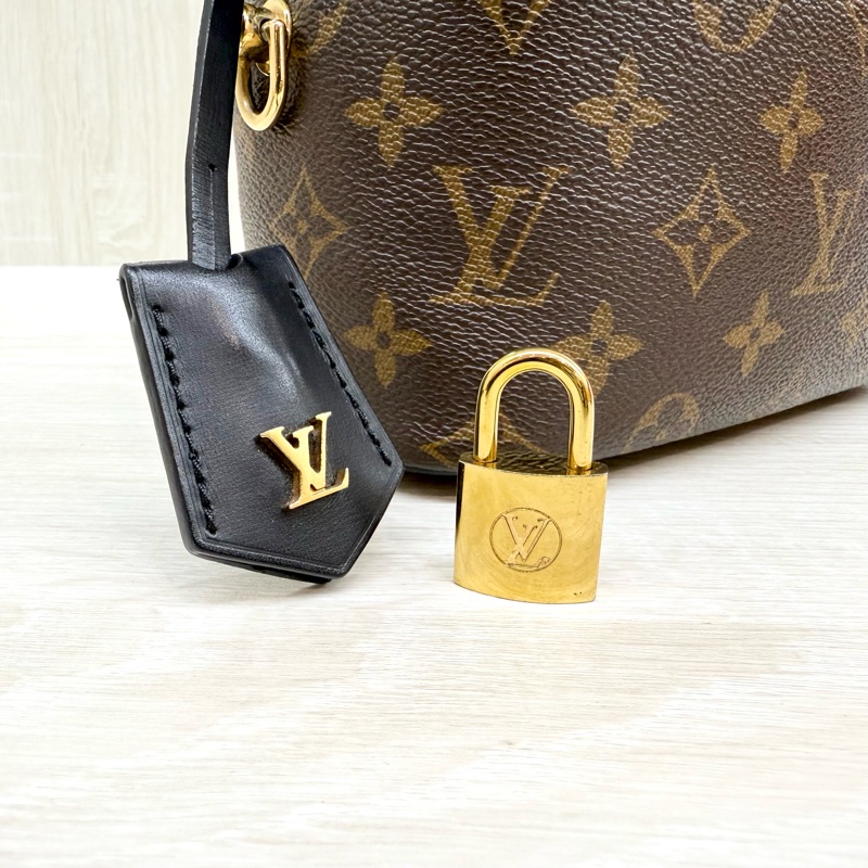 LV雙色原花Vanity PM手提側背化妝箱包/M45165-15