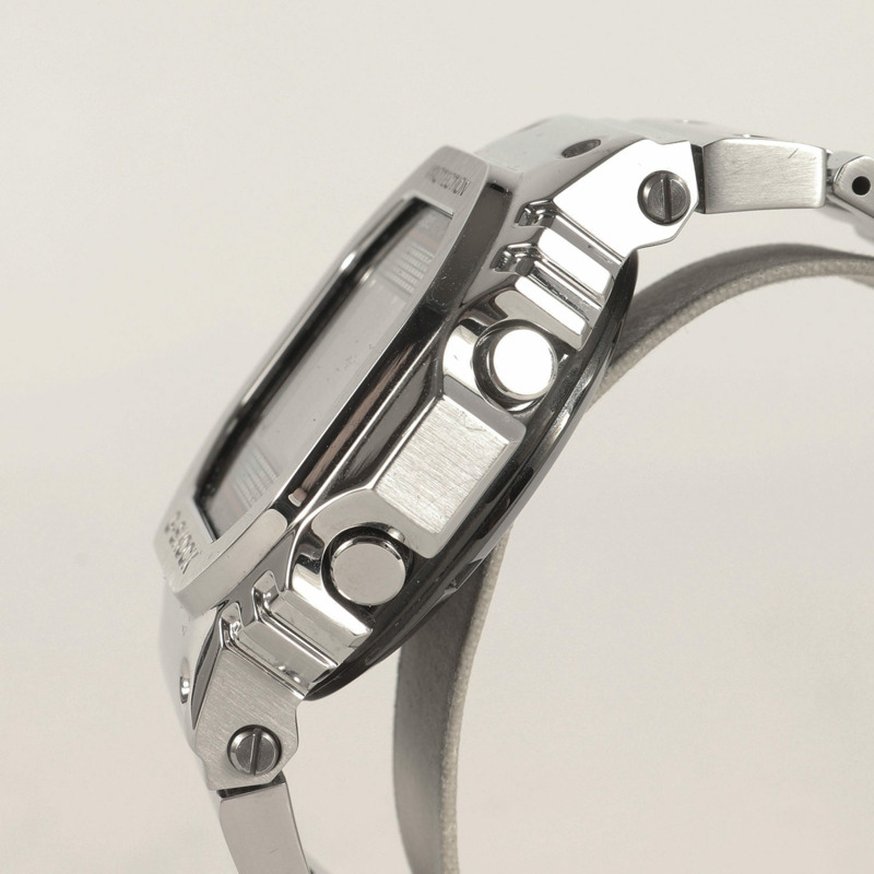 卡西歐 G-SHOCK GMW-B5000D-1CJF 第一代全金屬錶盤彩色太陽能電波腕錶 銀色 男士-2