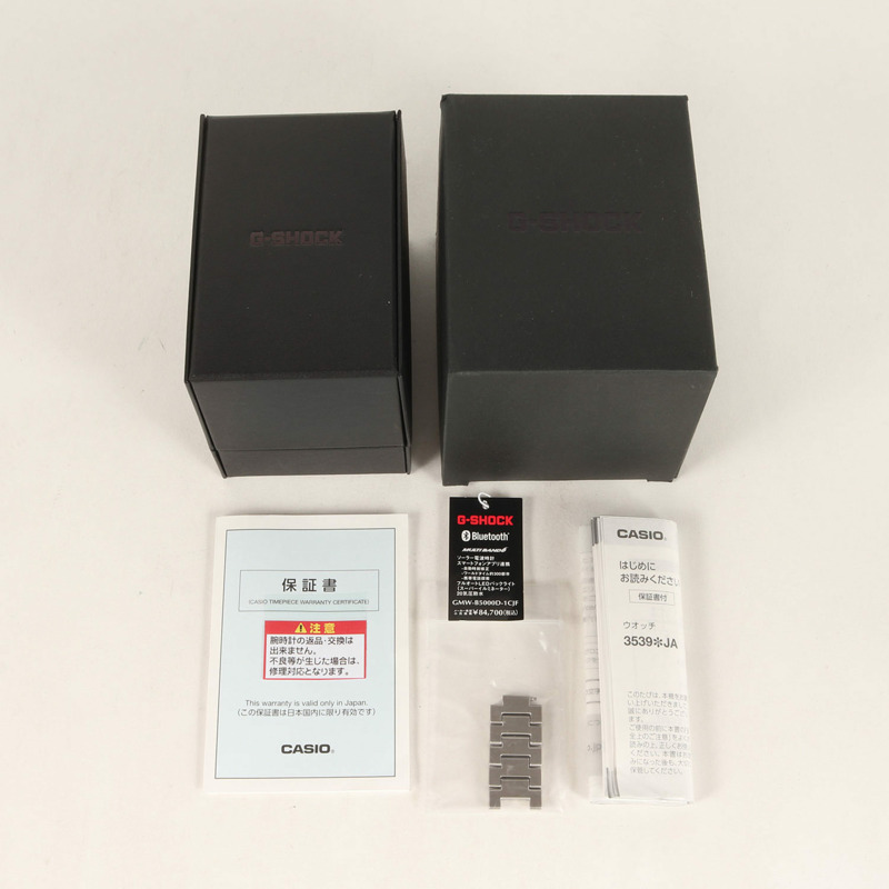 卡西歐 G-SHOCK GMW-B5000D-1CJF 第一代全金屬錶盤彩色太陽能電波腕錶 銀色 男士-6