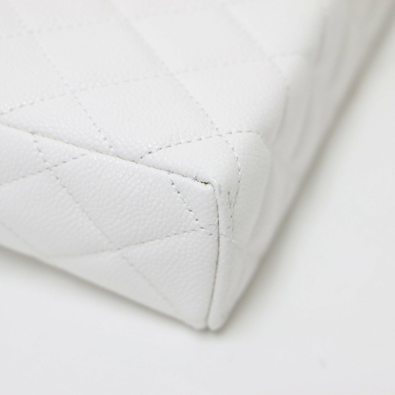 香奈兒 (CHANEL) 香奈兒 25 鏈條肩背包 AP4385 手提包 Vanity Matelasse Coco Mark Caviar 皮革白金女士-11