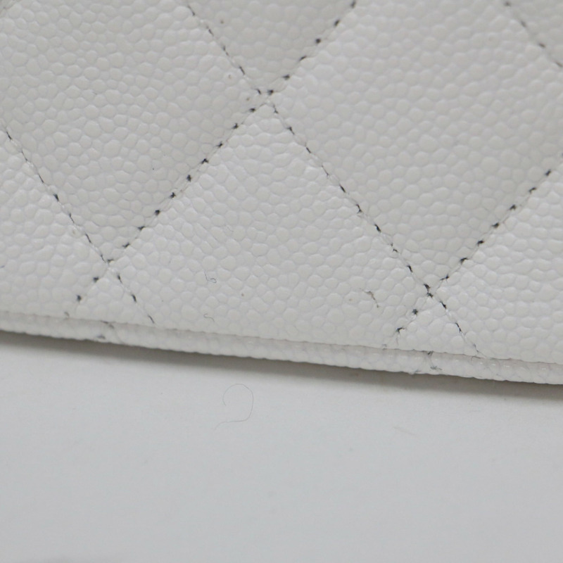 香奈兒 (CHANEL) 香奈兒 25 鏈條肩背包 AP4385 手提包 Vanity Matelasse Coco Mark Caviar 皮革白金女士-13