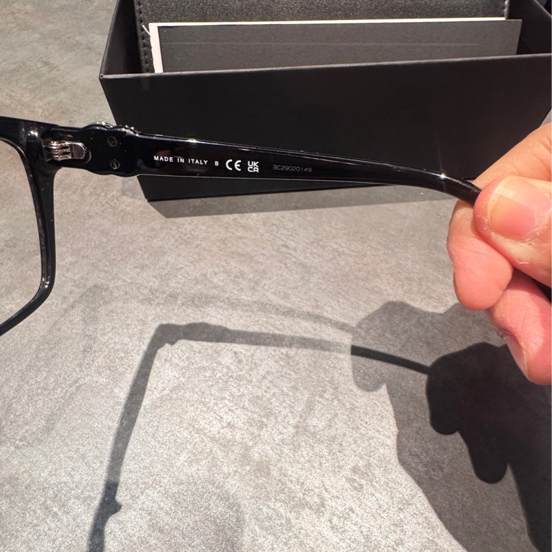 Chanel 香奈兒鏡腳字母logo平光眼鏡 皮穿鏈拼接水鑽特殊限量款-14