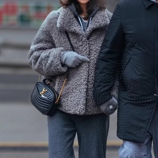 Louis Vuitton - 黑色牛皮金釦彩色皮標New Wave相機包-4