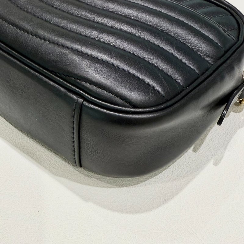 Louis Vuitton - 黑色牛皮金釦彩色皮標New Wave相機包-6