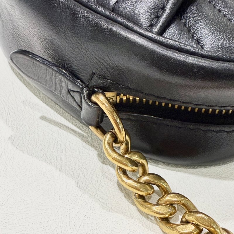 Louis Vuitton - 黑色牛皮金釦彩色皮標New Wave相機包-10