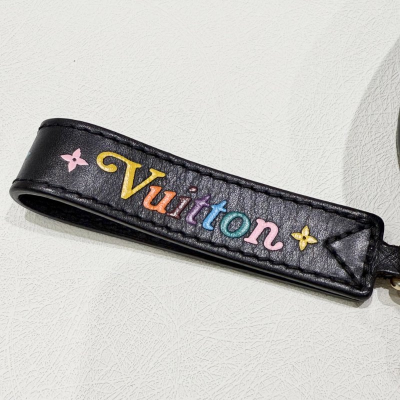 Louis Vuitton - 黑色牛皮金釦彩色皮標New Wave相機包-14