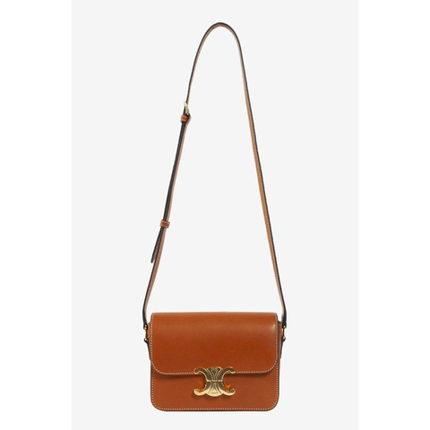 CELINE 天然小牛皮錫製凱旋包