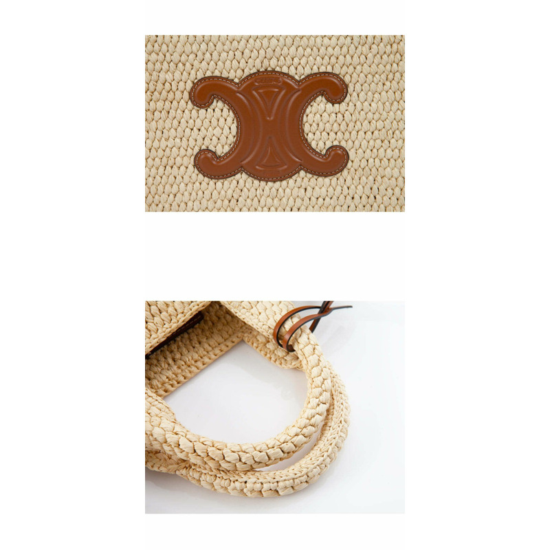 CELINE 25SS 拉菲草小牛皮小號 Tais Cabas 包 116302FF7 04LU 1605-2
